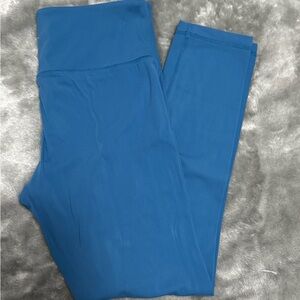 EUC Zyia Carolina Blue Soft n Snug leggings sz 6-8